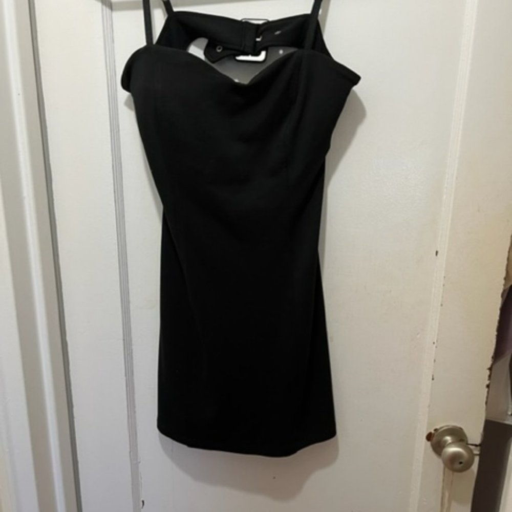 Black cocktail dress